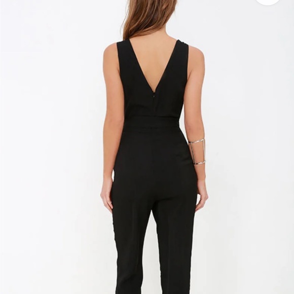 Lush Black Jumpsuit - Picture 8 of 9
